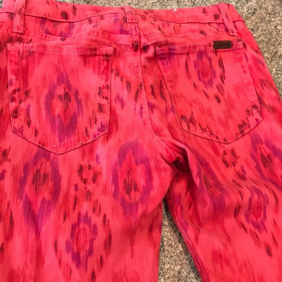 Joe’s Skinny Ankle Jeans in Geranium Tribal -sz 26 - Picture 7 of 7